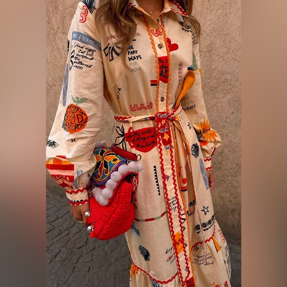 NWT Never Fully Dressed Poema Shirt Dress - Picture 7 of 11